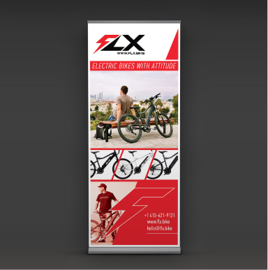 Roll-up banner design